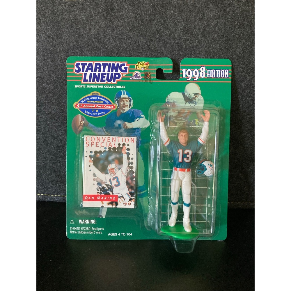 1998 Starting Lineup Dan Marino Convention Special Miami Dolphins Figure Kenner